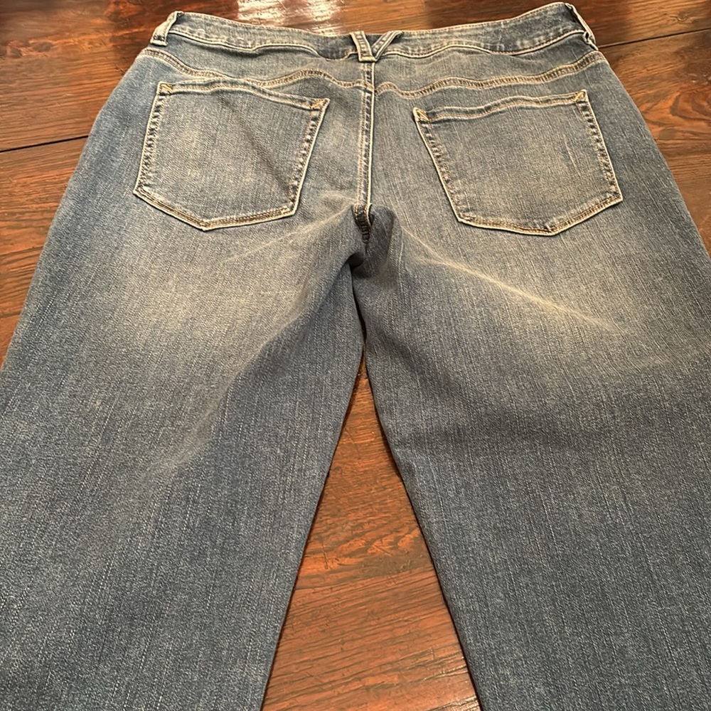 Chico’s houndstooth & gold patch ankle boyfriend jeans - Picture 4 of 8
